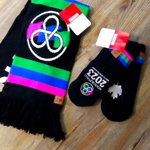 Arctic Winter Games Scarf & Mitts